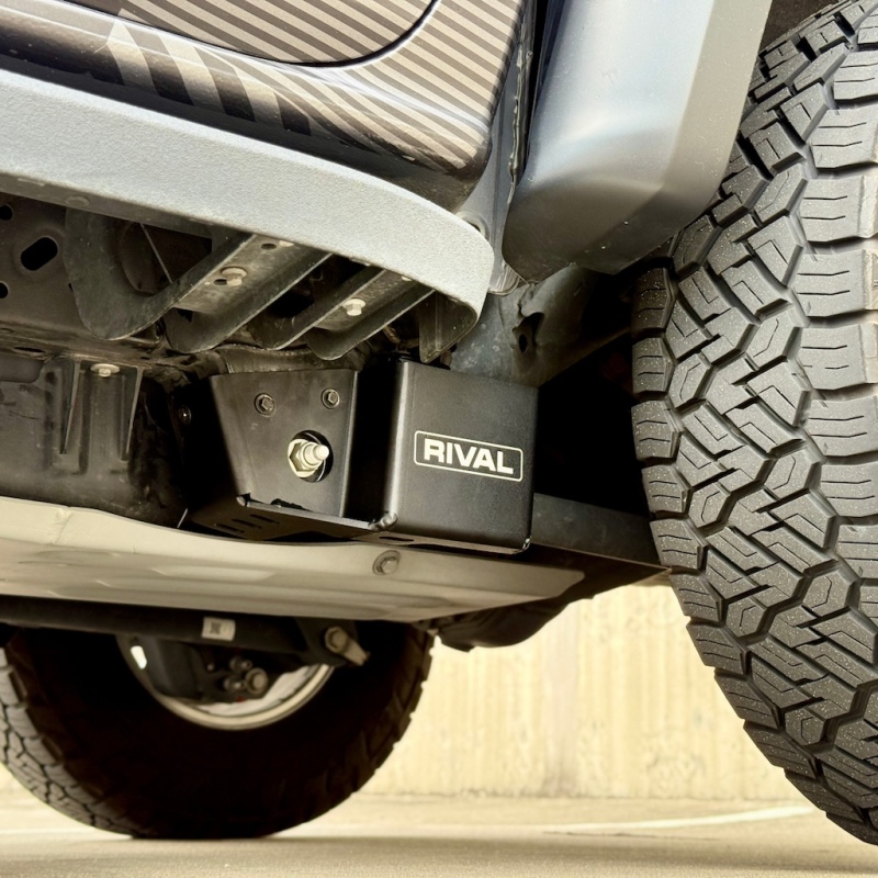 Ford Ranger Raptor Skid Plate - Rear - Rival 4x4 - Suspension Travel Sensor Aluminum Armor Set - `24-`25